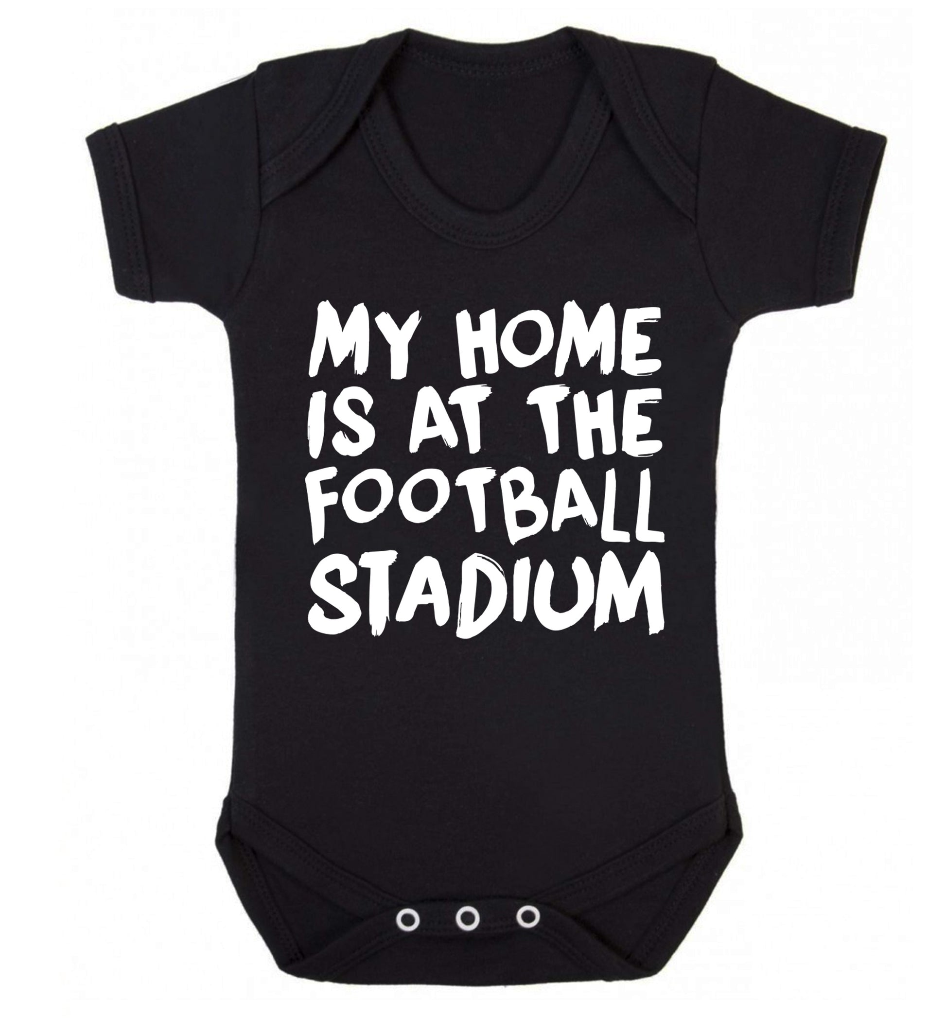 My home is at the football stadium Baby Vest black 18-24 months
