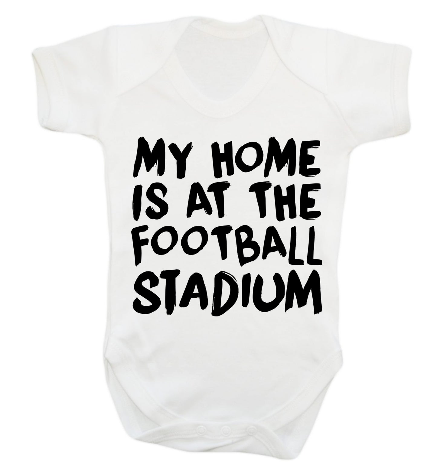 My home is at the football stadium Baby Vest white 18-24 months