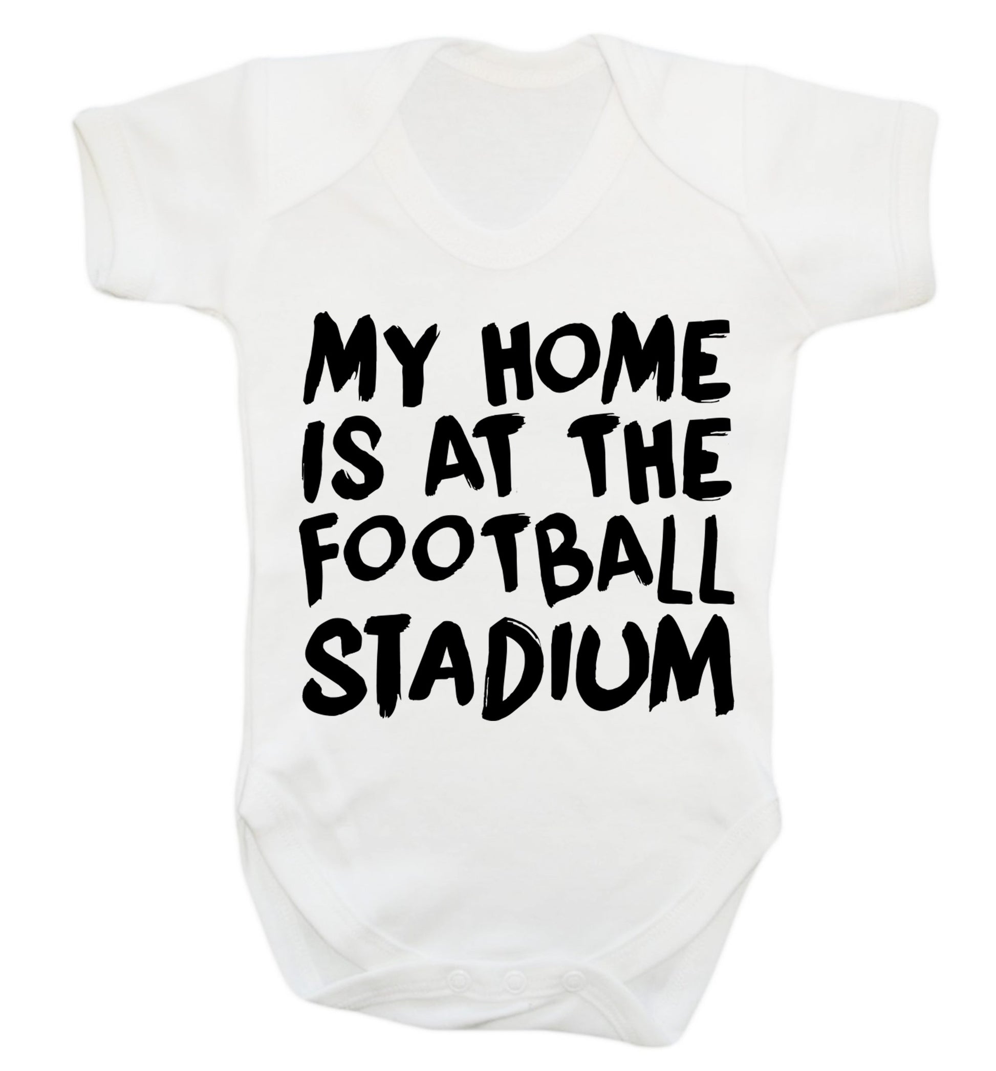 My home is at the football stadium Baby Vest white 18-24 months
