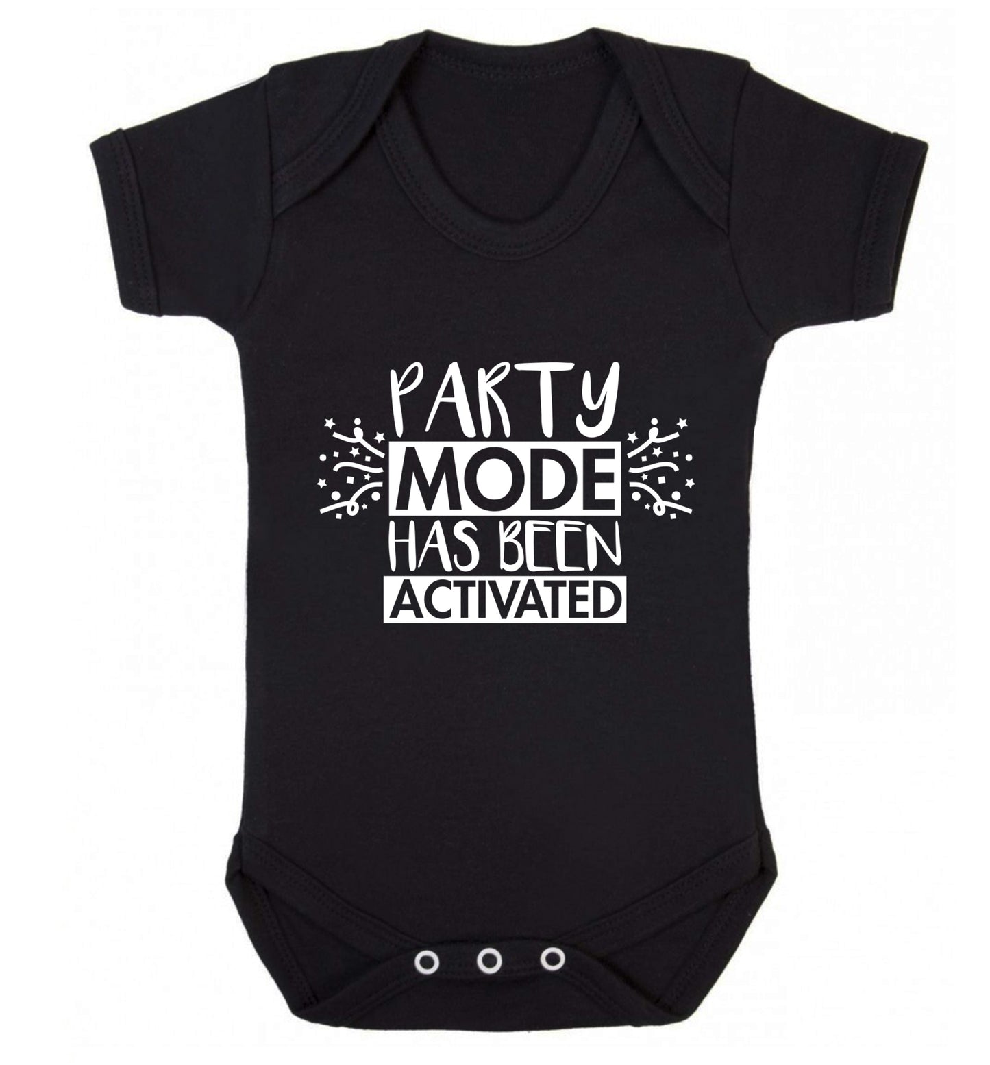 Please do not disturb party mode has been activated Baby Vest black 18-24 months
