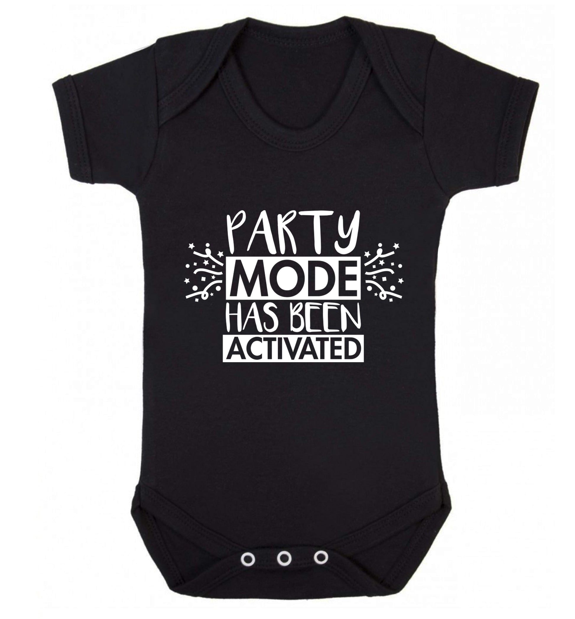Please do not disturb party mode has been activated Baby Vest black 18-24 months