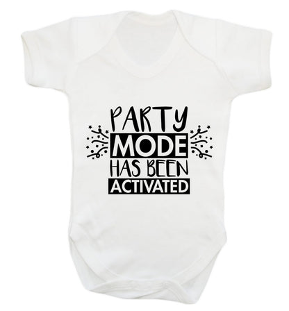 Please do not disturb party mode has been activated Baby Vest white 18-24 months