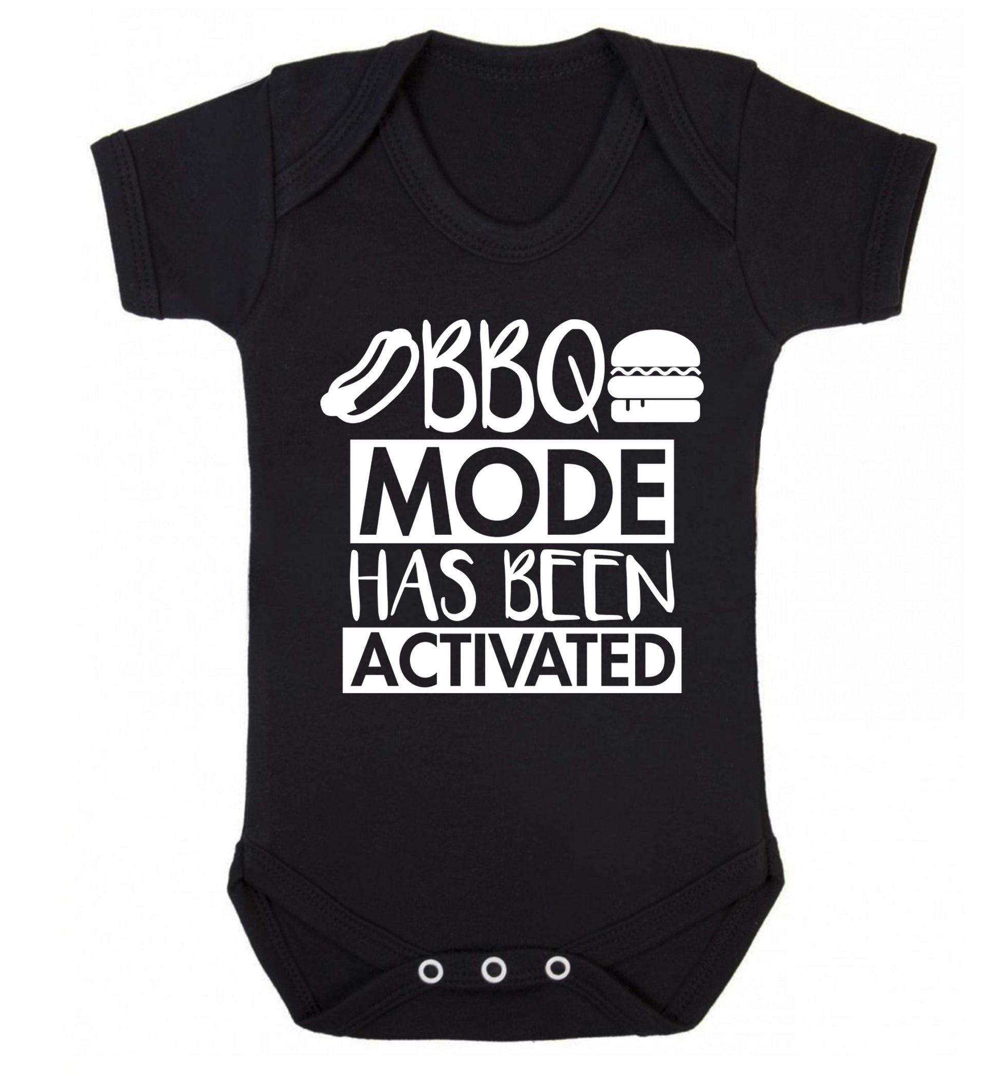 Bbq mode has been activated Baby Vest black 18-24 months