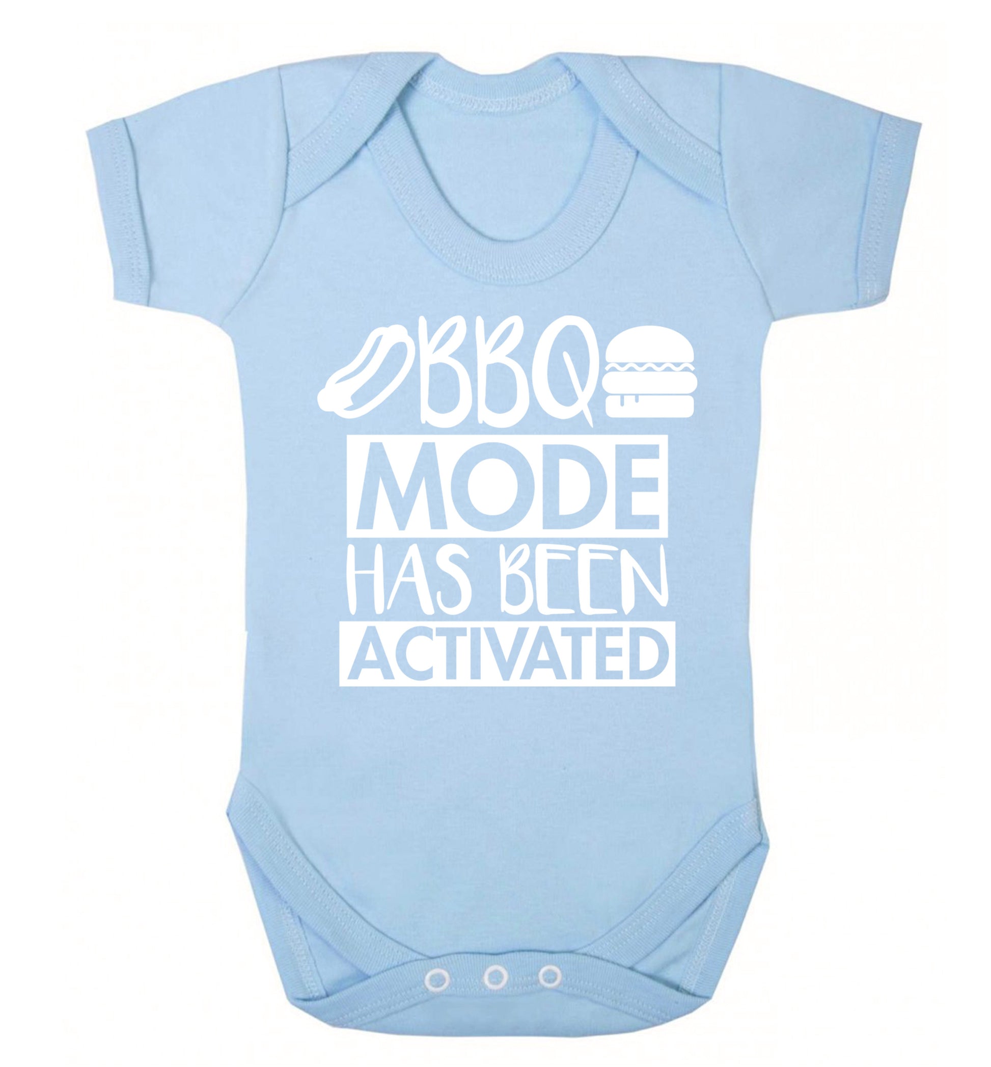 Bbq mode has been activated Baby Vest pale blue 18-24 months