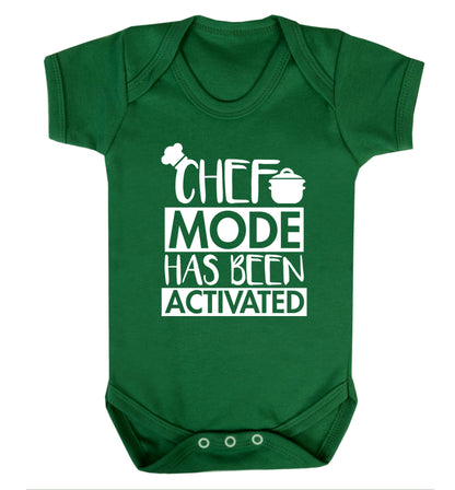 Chef mode has been activated Baby Vest green 18-24 months
