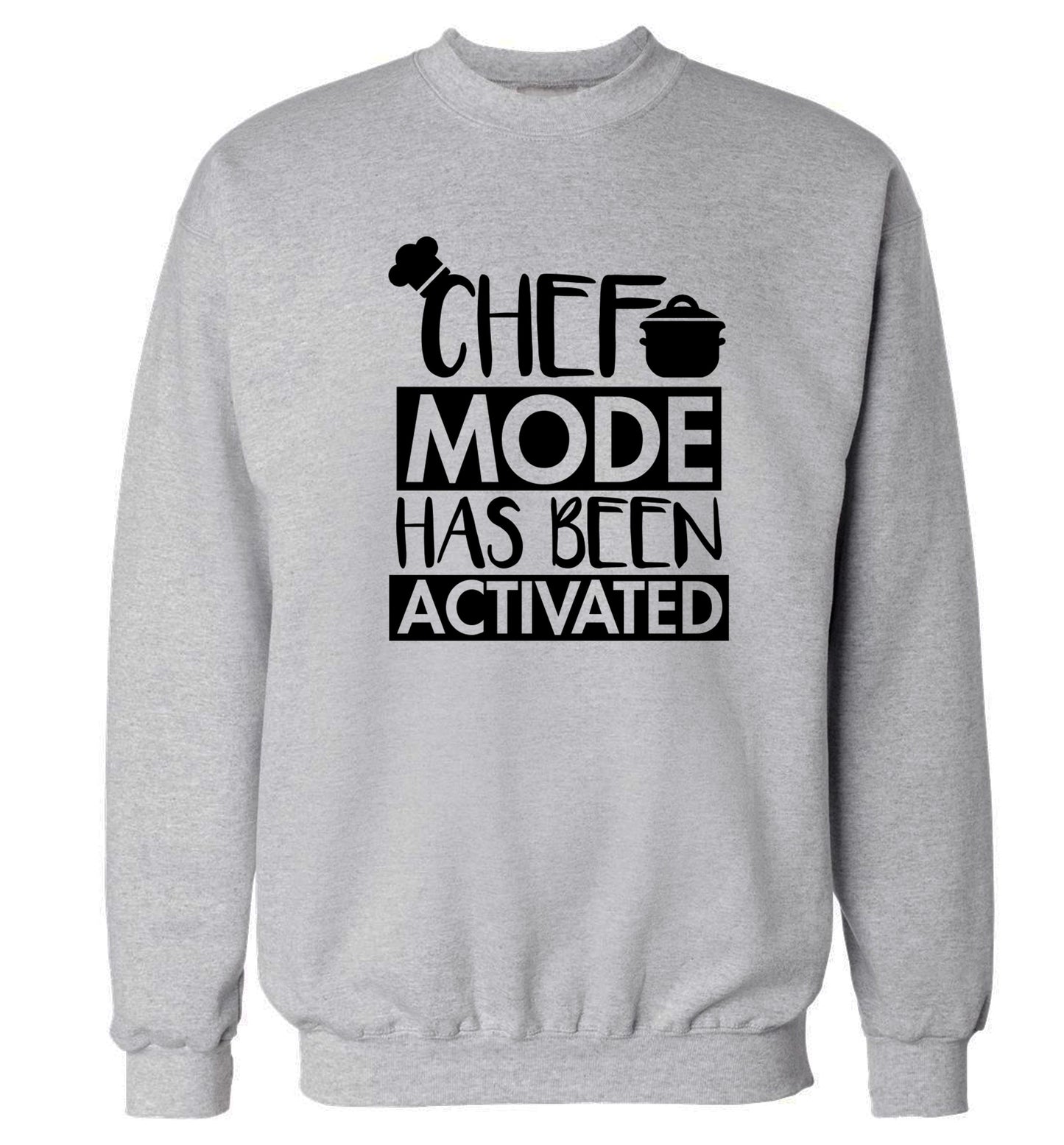 Chef mode has been activated Adult's unisex grey Sweater 2XL