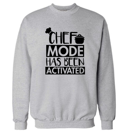 Chef mode has been activated Adult's unisex grey Sweater 2XL