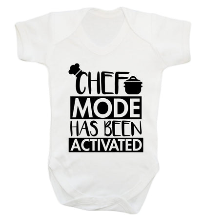 Chef mode has been activated Baby Vest white 18-24 months