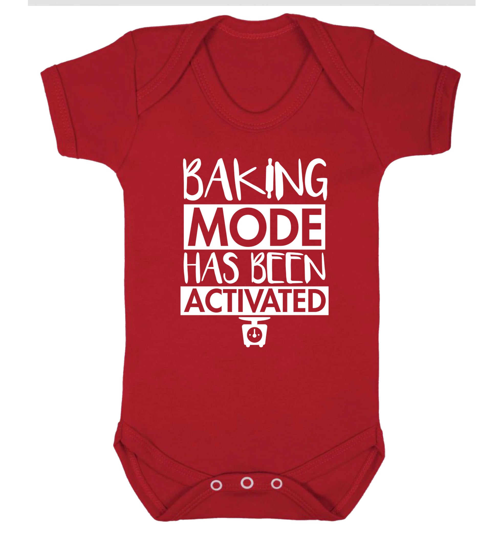 Baking mode has been activated Baby Vest red 18-24 months