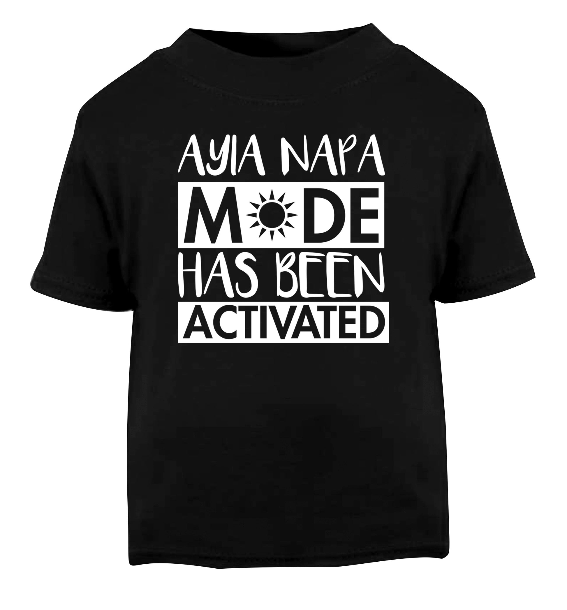Aiya Napa mode has been activated Black Baby Toddler Tshirt 2 years