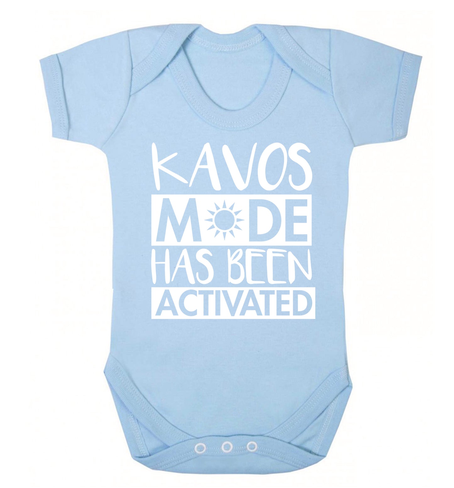 Kavos mode has been activated Baby Vest pale blue 18-24 months