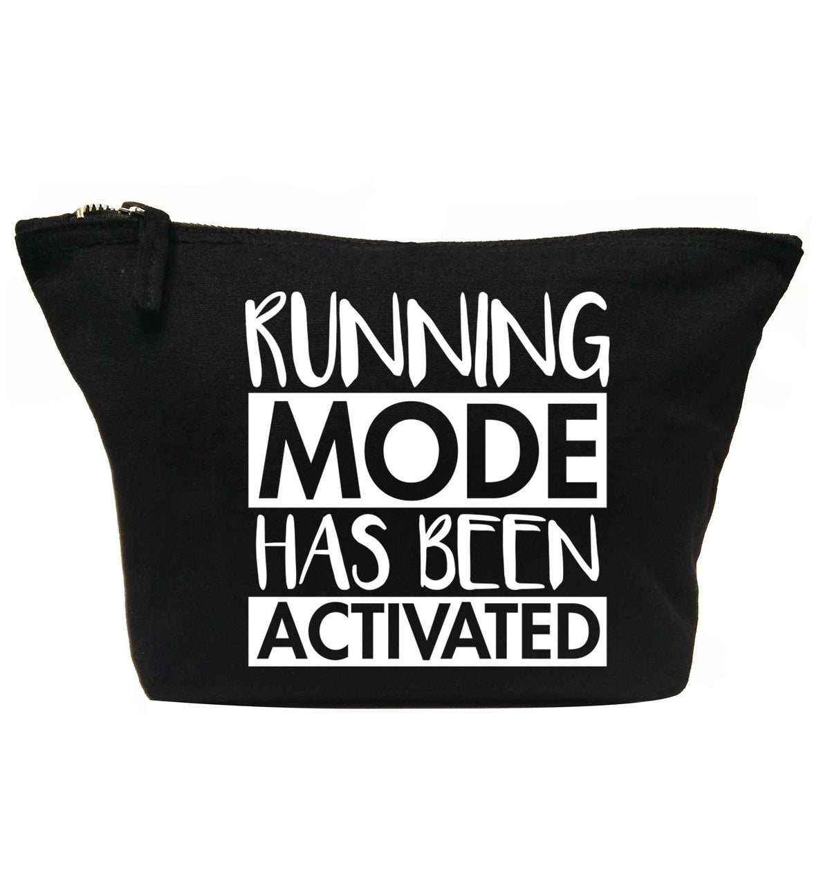 Running mode has been activated | Makeup / wash bag