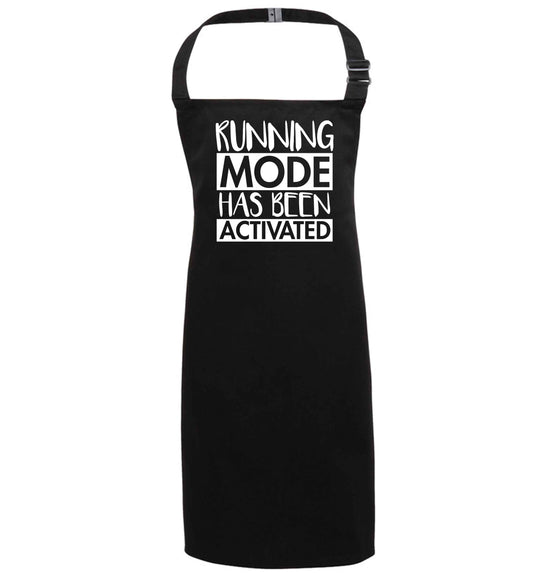 Running mode has been activated black apron 7-10 years