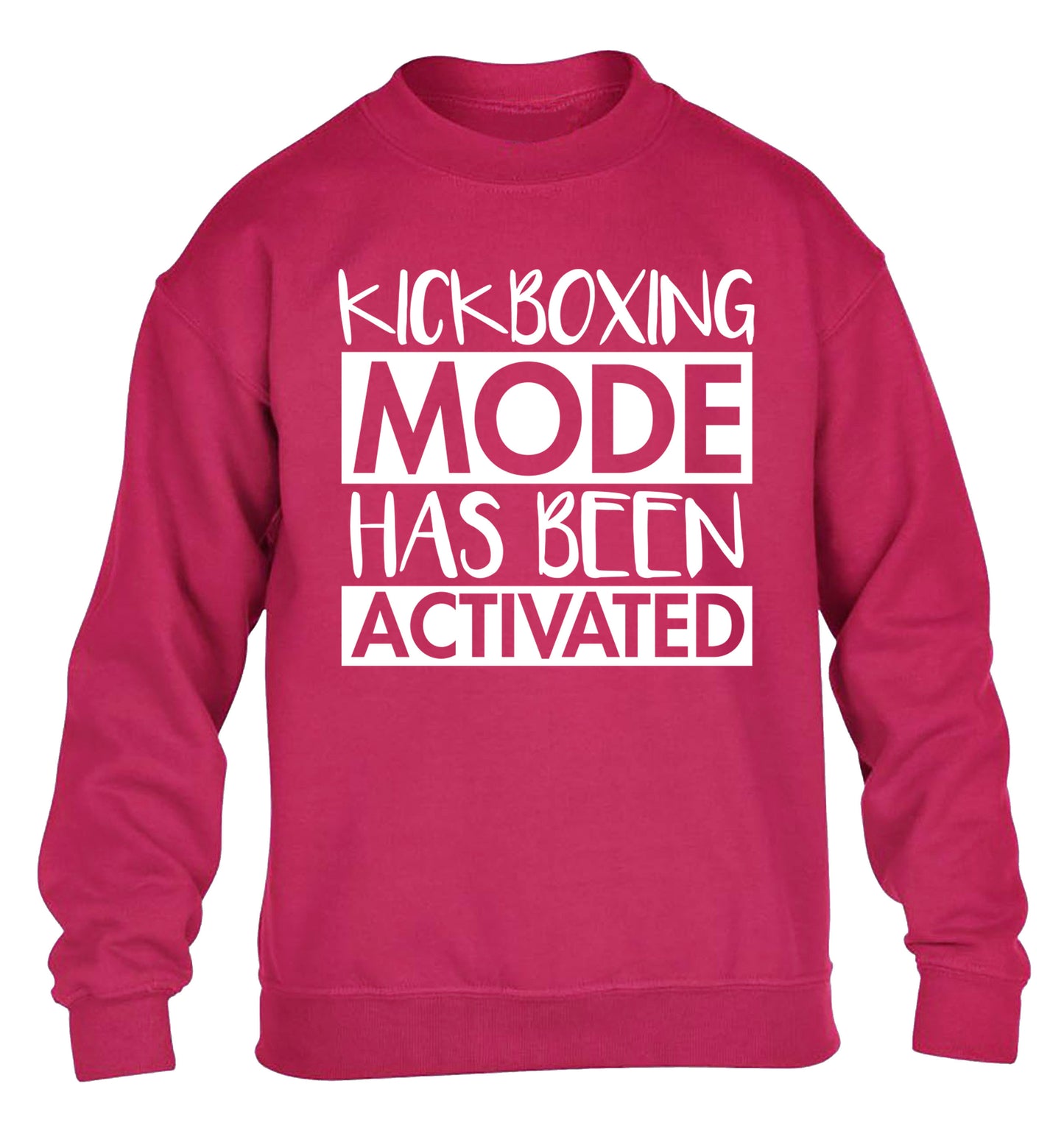 Kickboxing mode activated children's pink sweater 12-14 Years