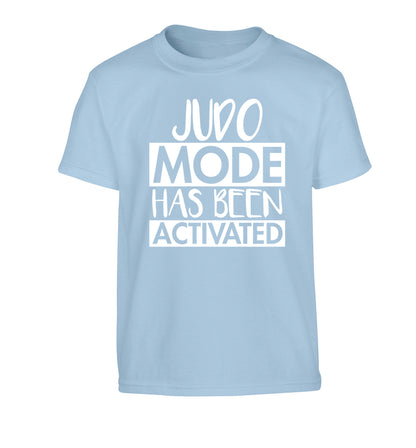 Judo mode activated Children's light blue Tshirt 12-14 Years