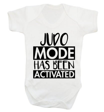 Judo mode activated Baby Vest white 18-24 months