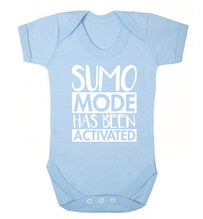 Sumo mode activated Baby Vest pale blue 18-24 months