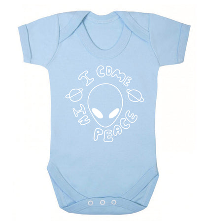 I come in peace Baby Vest pale blue 18-24 months