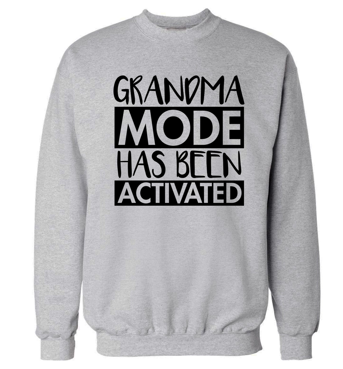 Grandma mode activated Adult's unisex grey Sweater 2XL