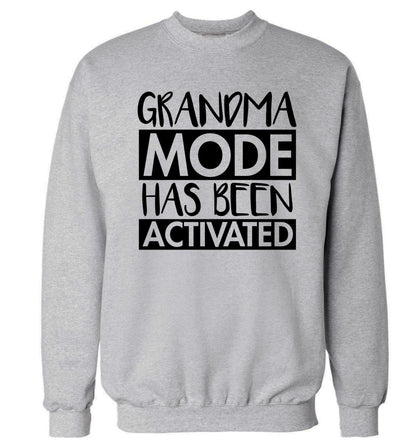 Grandma mode activated Adult's unisex grey Sweater 2XL
