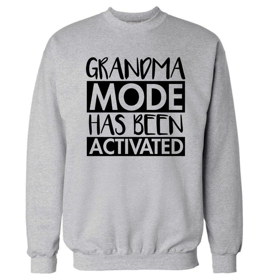 Grandma mode activated Adult's unisex grey Sweater 2XL
