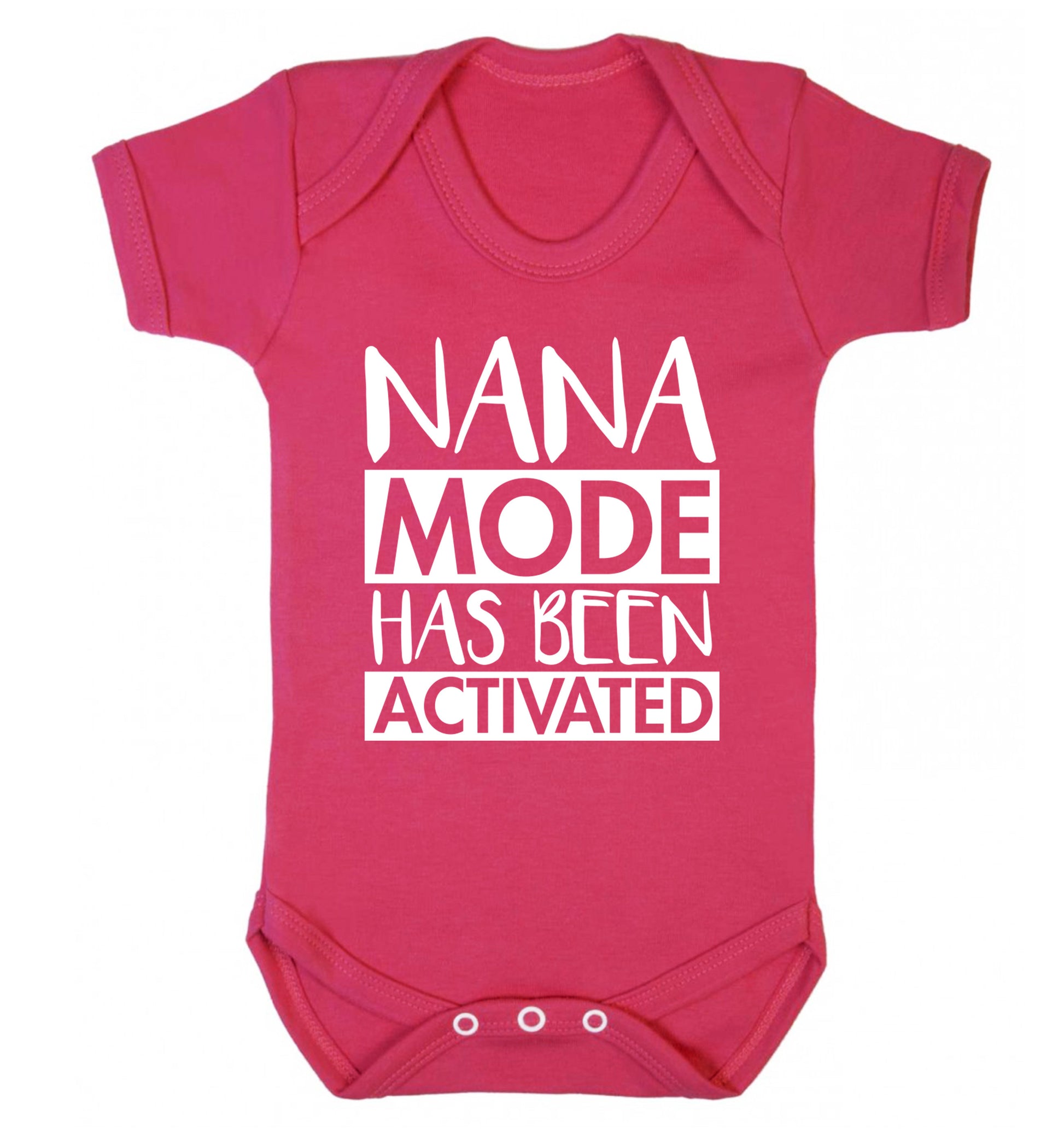 Nana mode activated Baby Vest dark pink 18-24 months