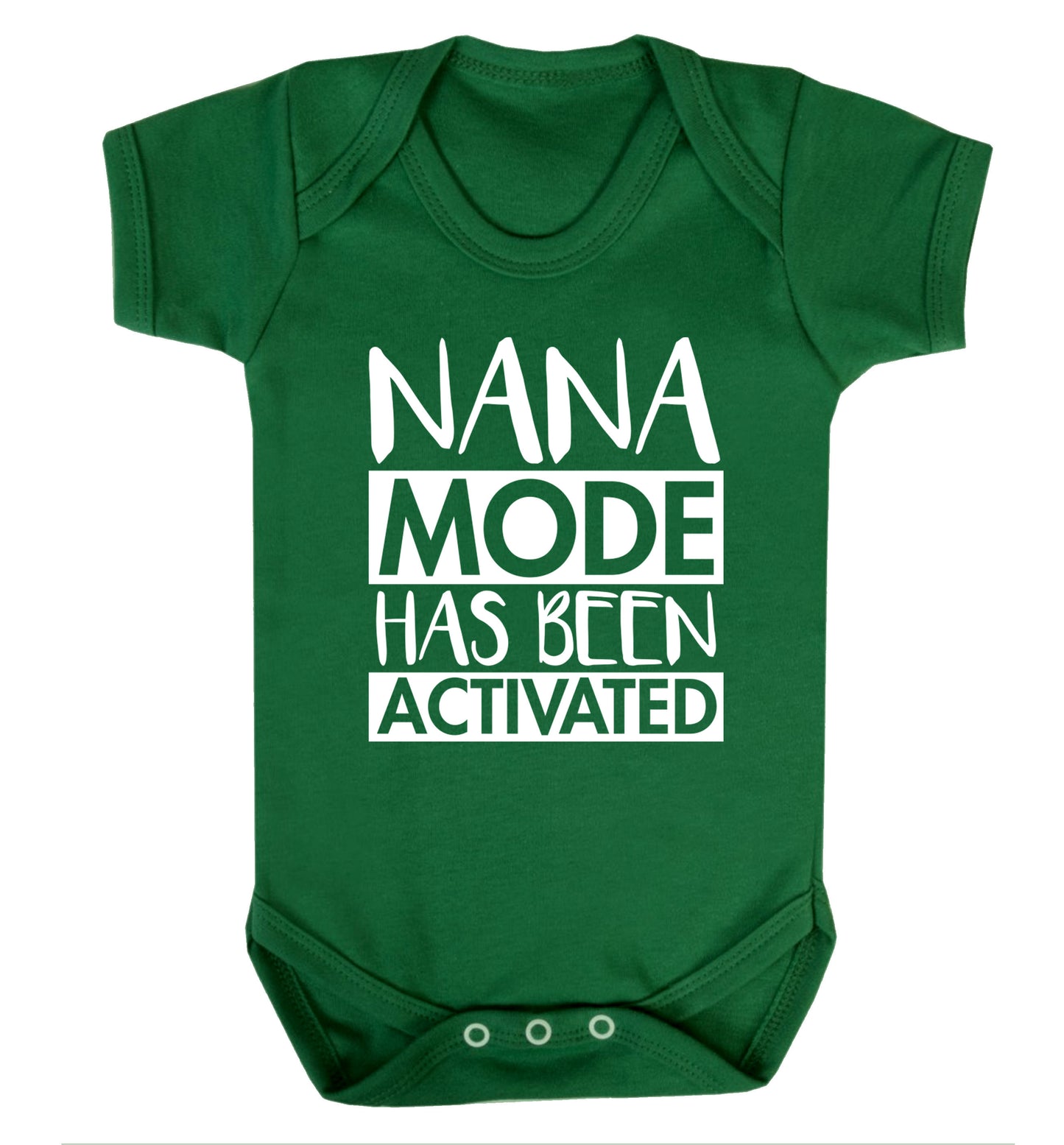 Nana mode activated Baby Vest green 18-24 months