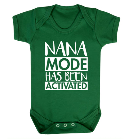 Nana mode activated Baby Vest green 18-24 months
