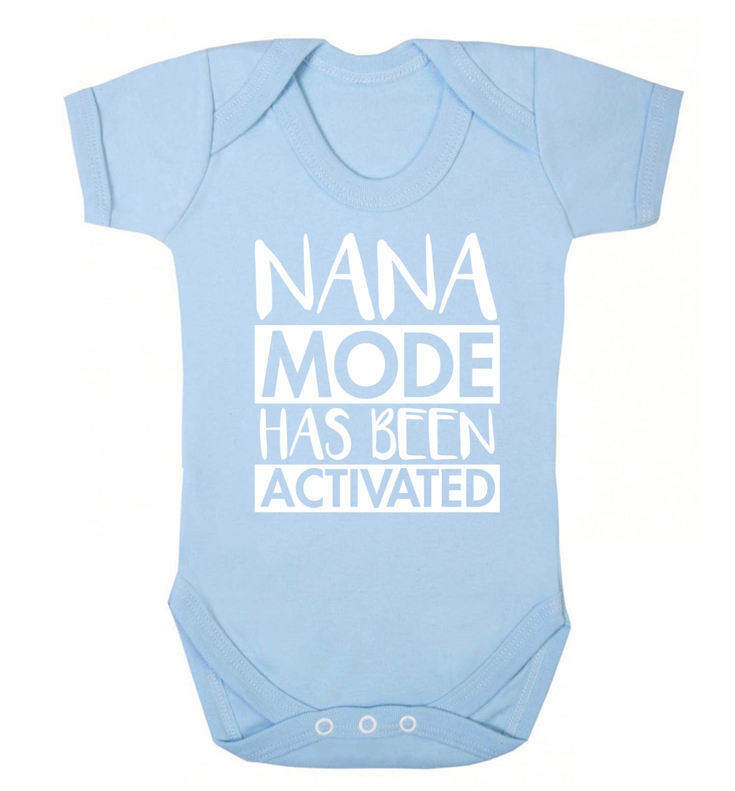 Nana mode activated Baby Vest pale blue 18-24 months