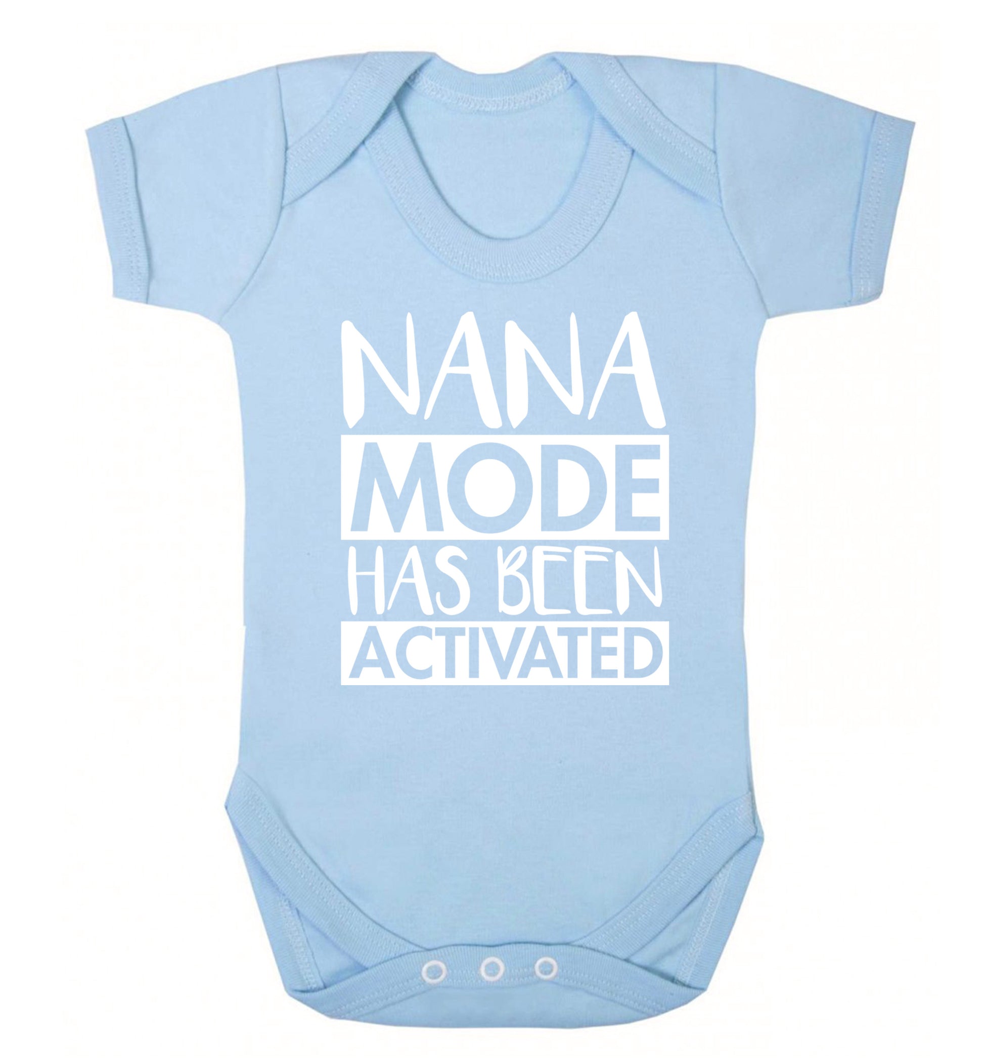 Nana mode activated Baby Vest pale blue 18-24 months