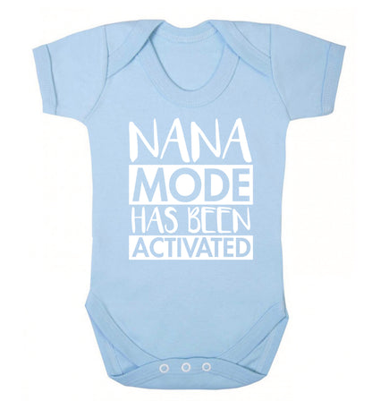 Nana mode activated Baby Vest pale blue 18-24 months