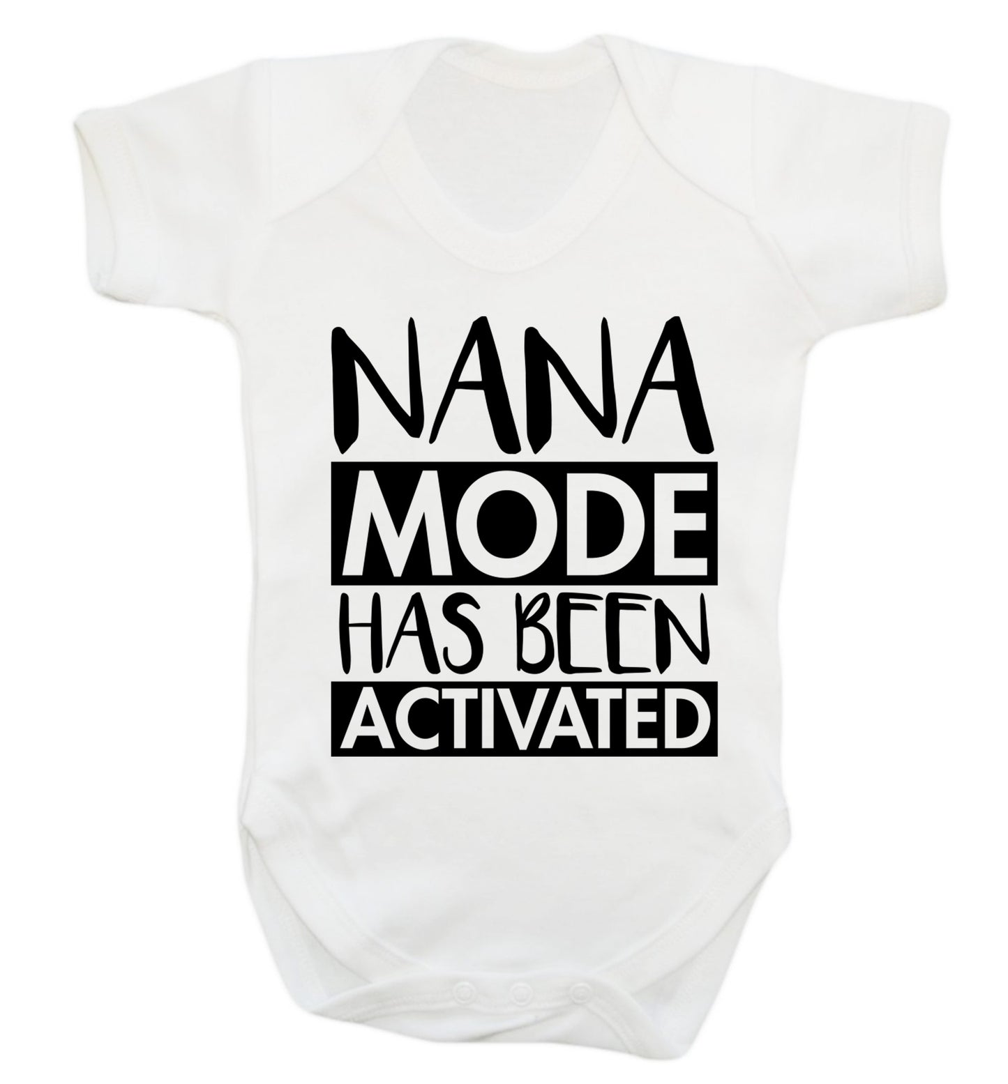Nana mode activated Baby Vest white 18-24 months