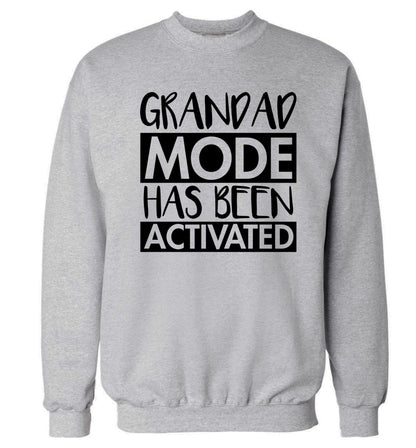 Grandad mode activated Adult's unisex grey Sweater 2XL