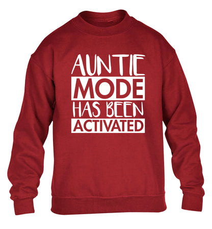 Auntie mode activated children's grey sweater 12-14 Years
