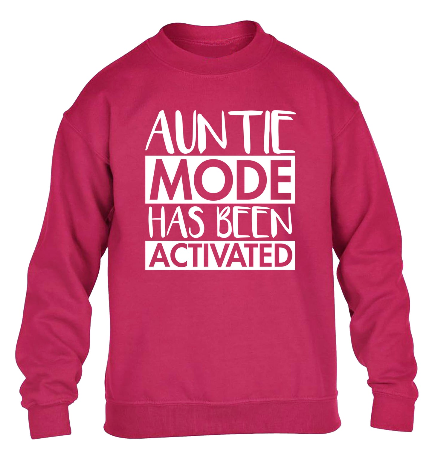 Auntie mode activated children's pink sweater 12-14 Years