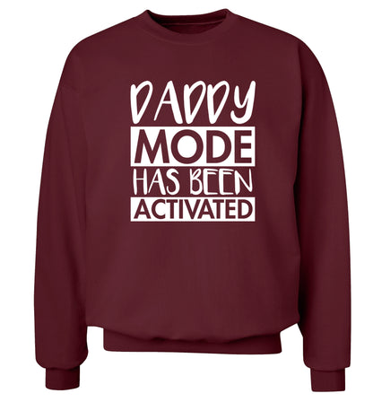 Daddy mode activated Adult's unisex maroon Sweater 2XL