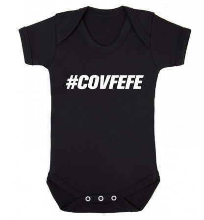 #covfefe Baby Vest black 18-24 months