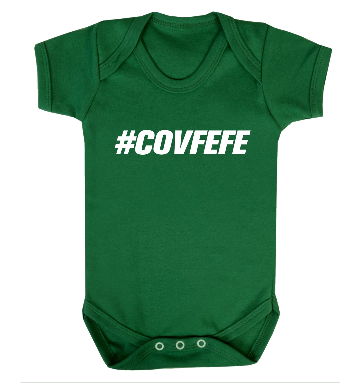 #covfefe Baby Vest green 18-24 months