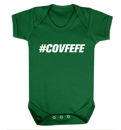 #covfefe Baby Vest green 18-24 months