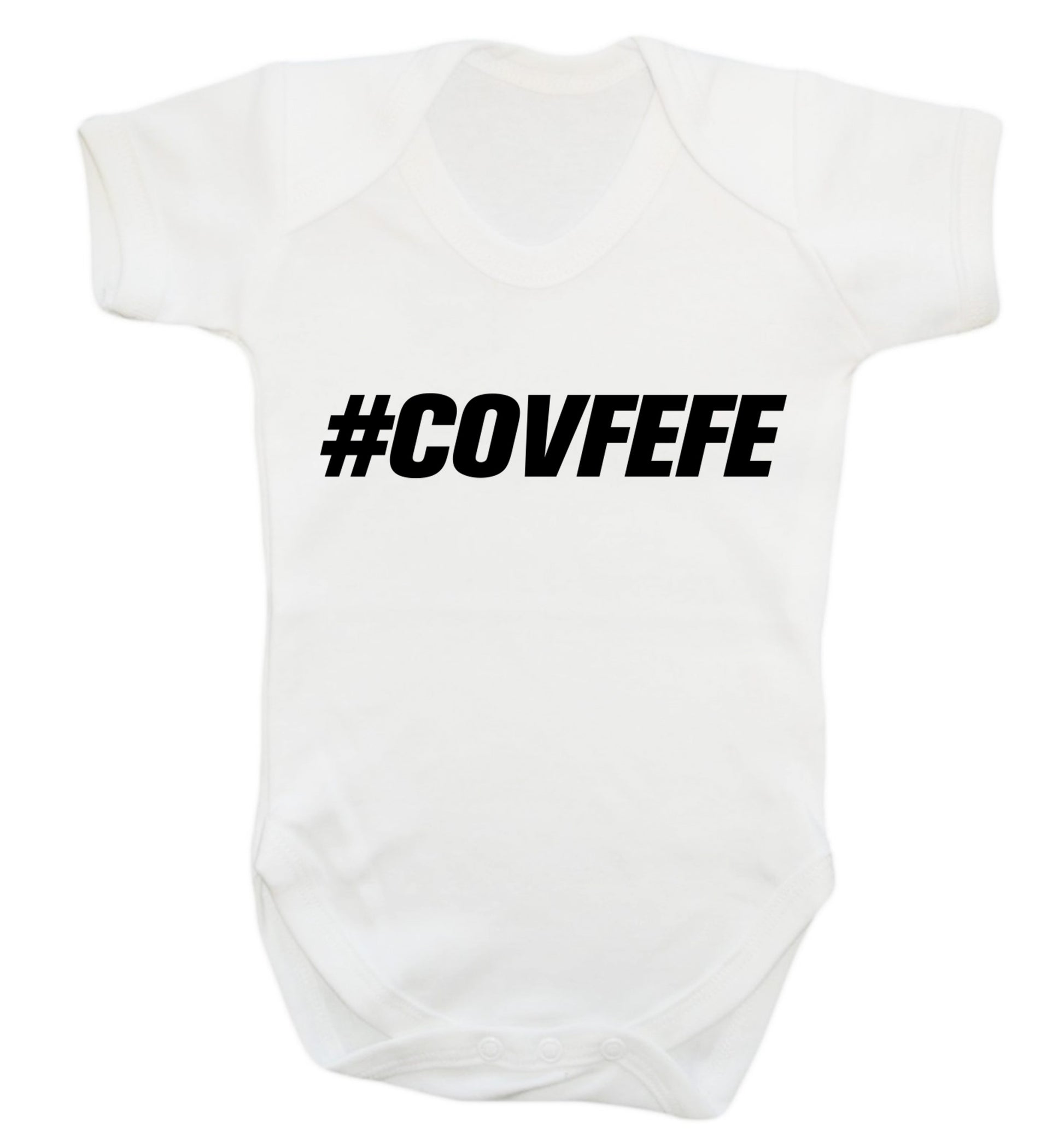 #covfefe Baby Vest white 18-24 months