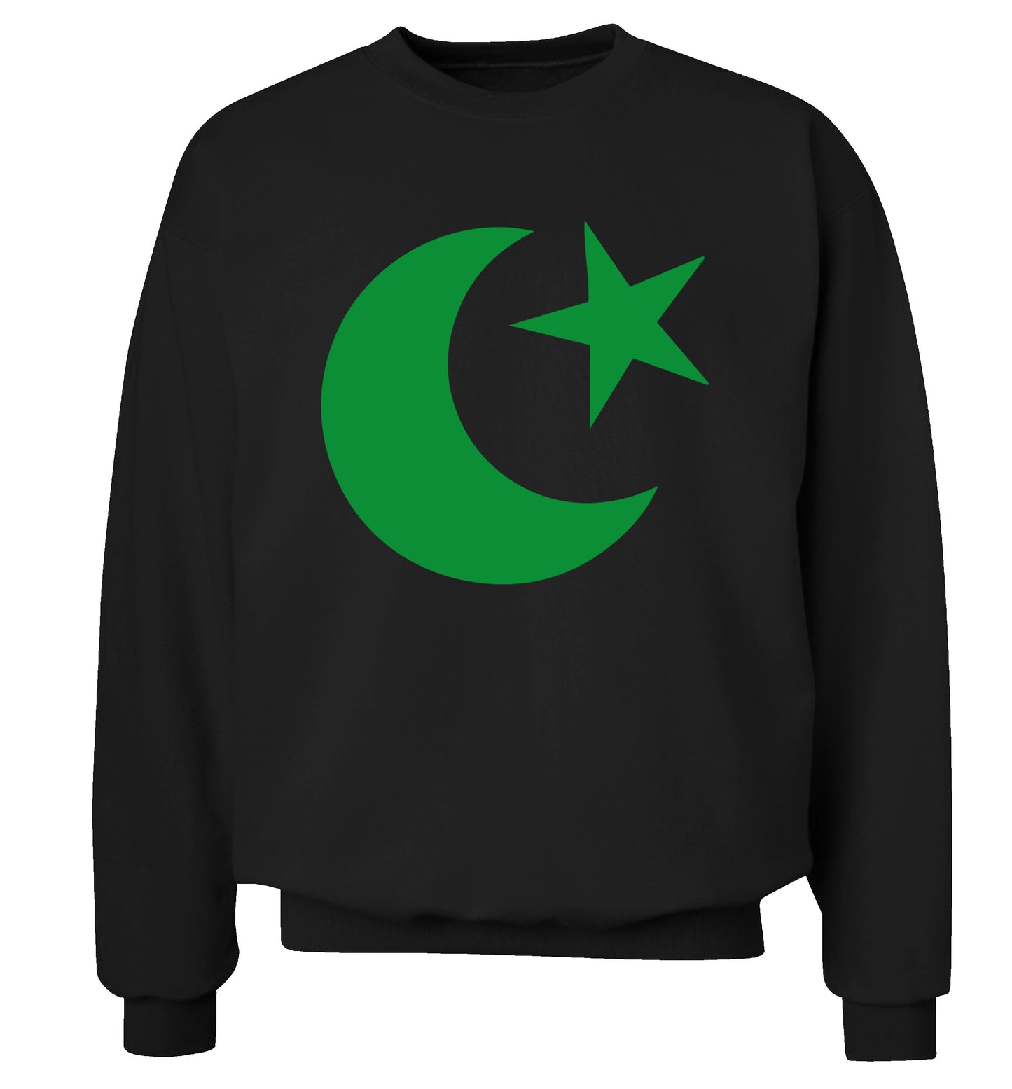 Eid Symbol Adult's unisex black Sweater 2XL