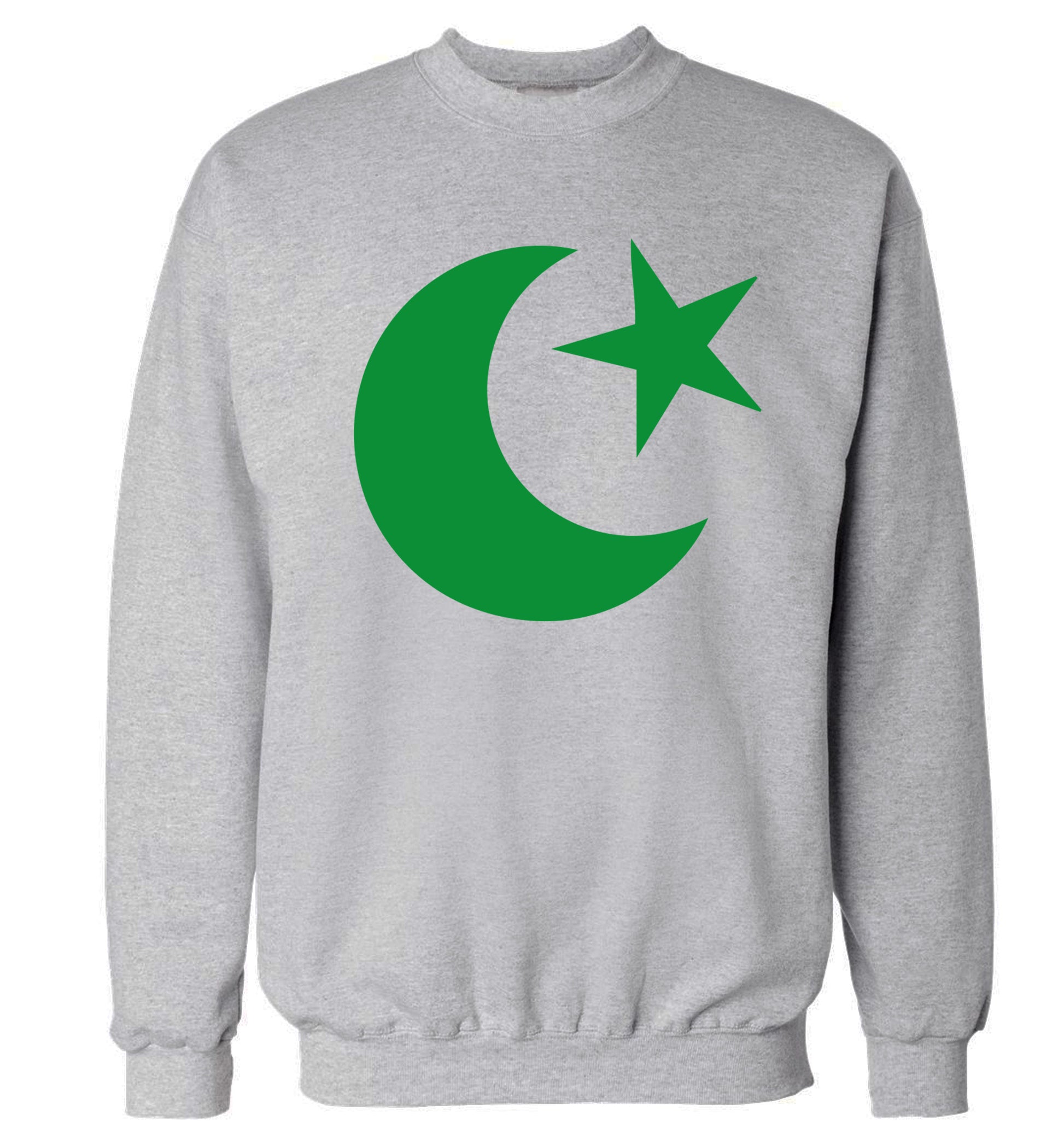 Eid Symbol Adult's unisex grey Sweater 2XL
