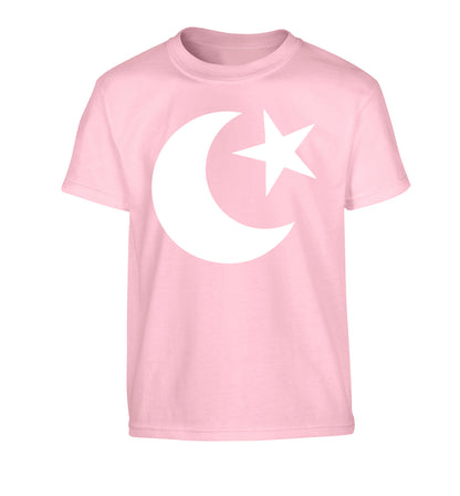 Eid symbol Children's light pink Tshirt 12-13 Years