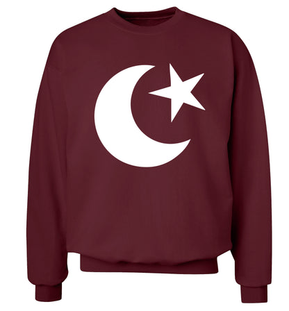 Eid Symbol Adult's unisex maroon Sweater 2XL