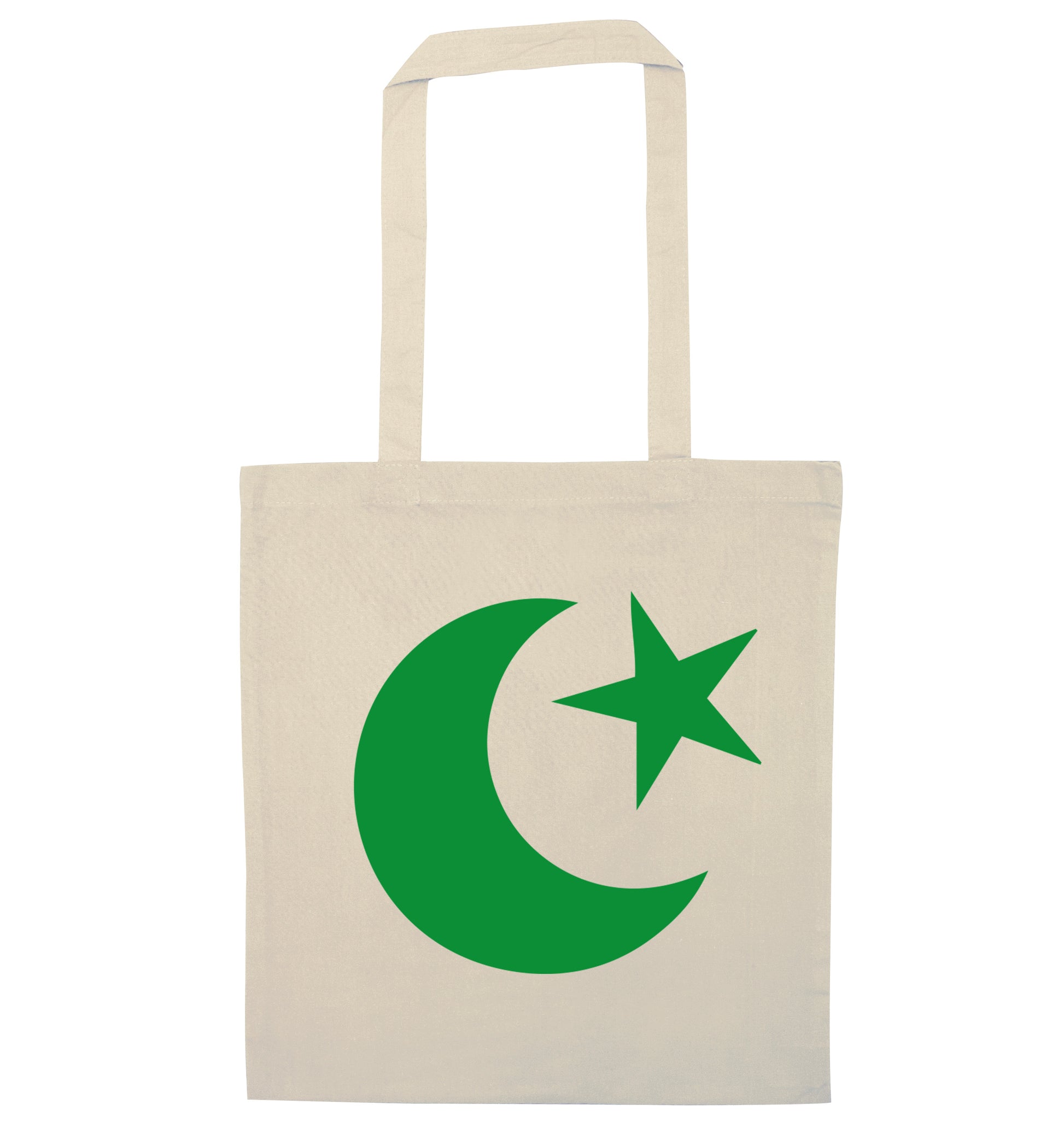 Eid symbol natural tote bag