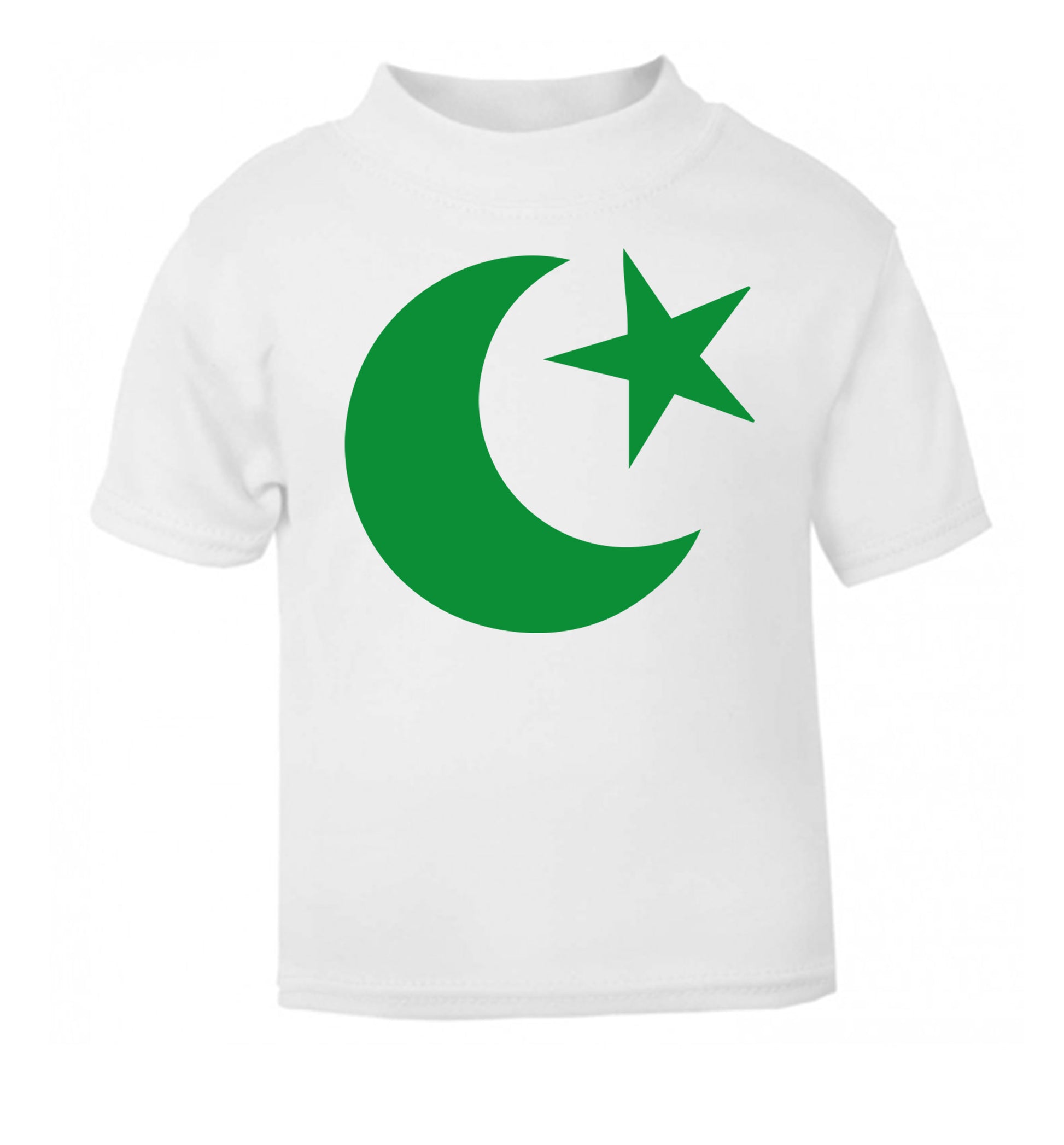 Eid symbol white baby toddler Tshirt 2 Years