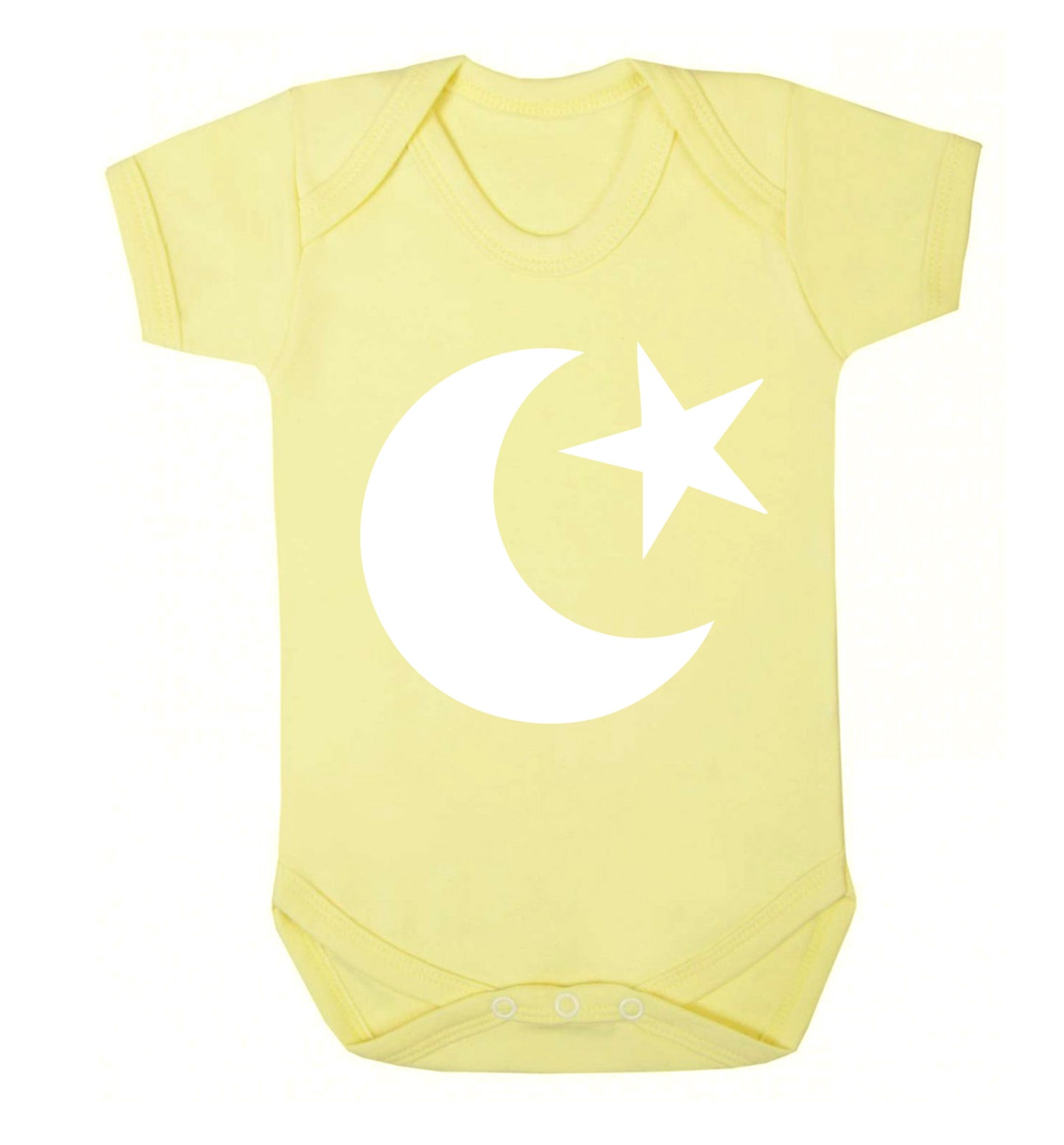 Eid Symbol Baby Vest pale yellow 18-24 months