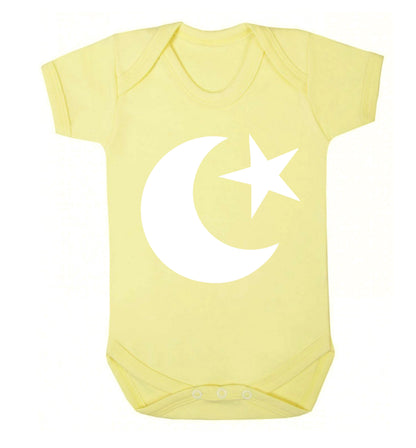 Eid Symbol Baby Vest pale yellow 18-24 months