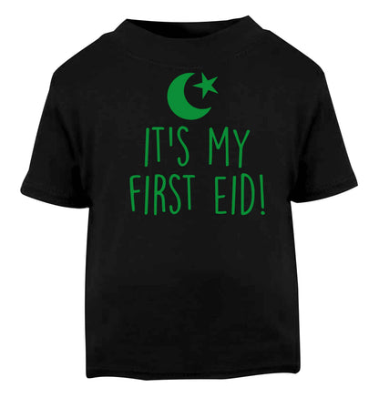 It's my first Eid Black baby toddler Tshirt 2 years