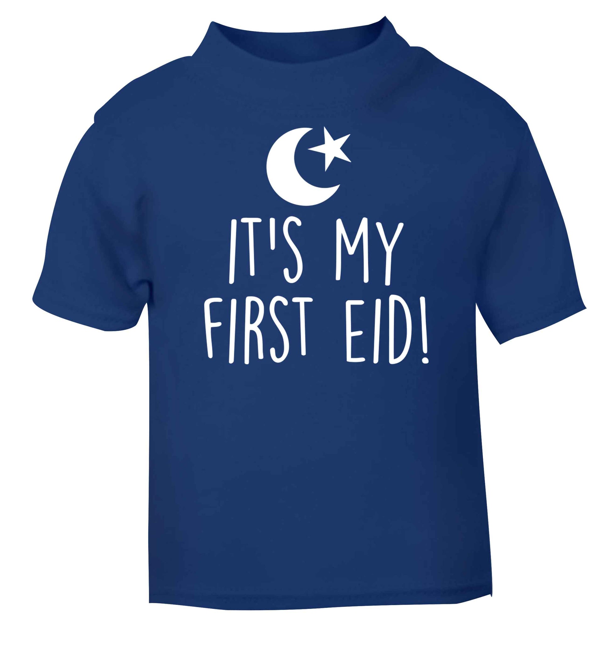 It's my first Eid blue baby toddler Tshirt 2 Years